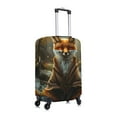thumbnail image 6 of Cauagu Streamside Meditating Fox Print Travel Luggage Cover,Travel Dust-proof Suitcase Cover Softside Suitcase Protector for 18-32inch,Not Included Suitcase, 6 of 8