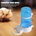 thumbnail image 2 of Small Pet Guinea Pig Food Dish Bowl Squirrel Automatic Feeder (Blue), 2 of 9