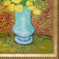thumbnail image 2 of La Pastiche Vase with Daisies and Anemones with Verona Gold Braid Framed Oil Painting, 40.75 in x 28.75 Verona Bead and Braid Frame 40.75 in x 28.75 in, 2 of 4