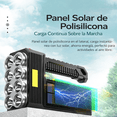 thumbnail image 3 of Amorosa 1pz Linterna LED Solar + USB, Súper Brillante, Largo Alcance, Resistente para Camping y Emergencias, 3 of 6