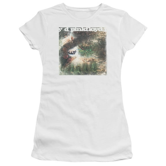 Pink Floyd Saucerful Of Secrets Junior Women's T-Shirt Sheer White