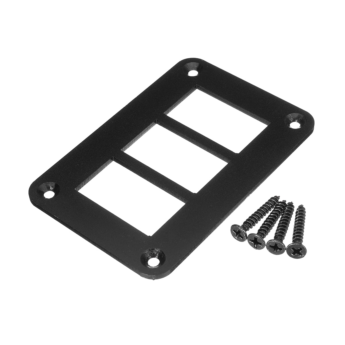 Aluminum Rocker 2//3//4//6 Way Switch Panel Housing Holder For Car Boat Auto Parts