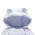 thumbnail image 5 of PureCasa Jumpsuit for Toddler Boys Girls Winter Warm Snowsuit Outwear Newborn Hooded Footed Romper Jumpsuit for 0-24 Months, 5 of 6