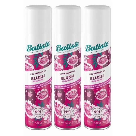 Batiste Dry Shampoo, Blush 6.73 oz (Pack of 3)