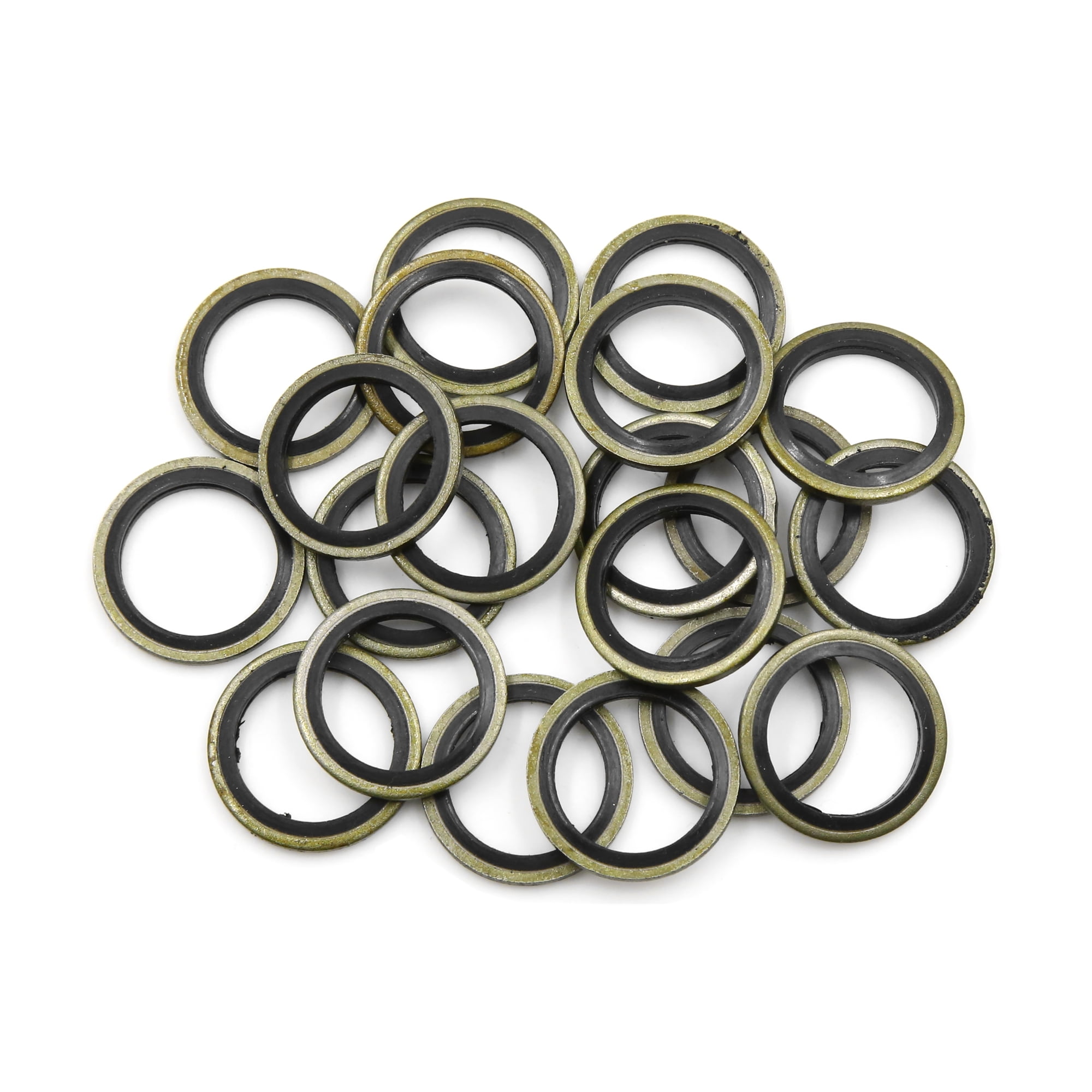 Oil Drain Plug Crush Washer 450 Pcs /Set Oil Drain Plug Crush Aluminum-Gaskets Washer Assortment... O Ring Assortment Kit - Foto 4
