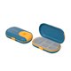 thumbnail image 5 of Caja Medicinas Compartimentada Plástico 2 en 1 Soporte Vitaminas para Viajes () Azul, 5 of 7