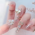 thumbnail image 6 of Joernso Nail Charm Lightweight Long Lasting Bright Bow Tie Bunny Nail Tips Decoration Nail Beauty Accessory, 6 of 8