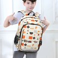 thumbnail image 6 of FORMRS Unisex School Backpack 17" Student Travel Bag with Laptop Compartment, Minimalist Geometric Pattern, 6 of 7
