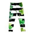 thumbnail image 6 of Cowsor Girls St Patrick's Day Printed Leggings Soft Stretch Comfortable Casual Pants For Daily Outdoor Wear, 6 of 7
