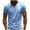 Light Blue, variant on YLSDY Mens Muscle Slim Fitted T Shirts V Neck Longline Henley Shirt Summer Casual Gym Workout Athletic Cotton Tees Brown S