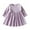 X23-Purple, variant on Baby Girl Dress 6-9 Months Toddler Winter Round Neck Solid Color Long Sleeve Ruffles Ribbed Lace Dress Adorable Girl Clothes