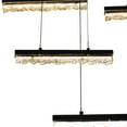 thumbnail image 7 of CWI Lighting Stagger Integrated LED Black Chandelier, 7 of 7