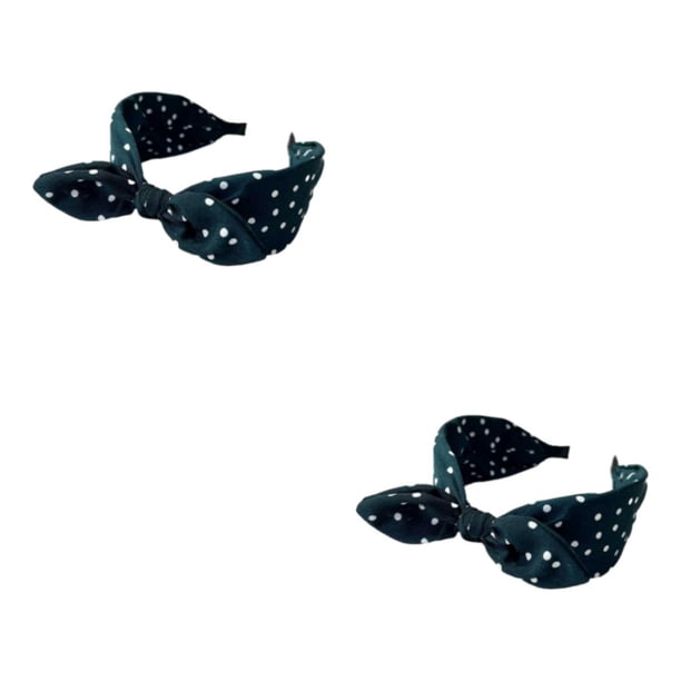 Diademas de poliéster Minnieouse estilo coreano para mujer absorbentes del sudor Verde negruzco