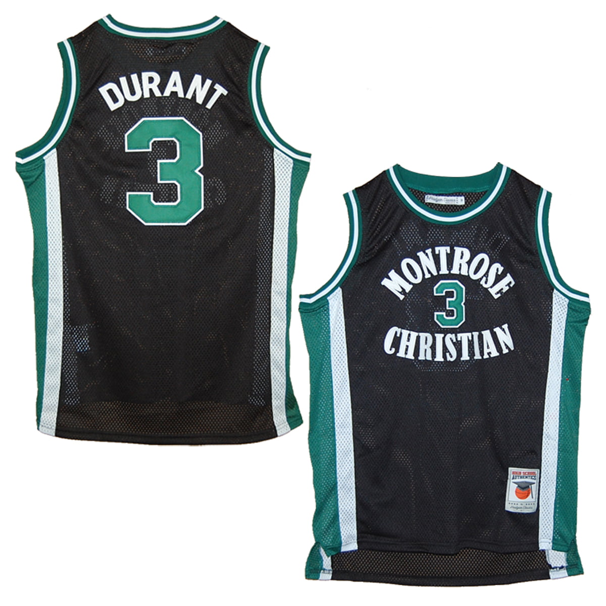Kevin Durant Black High School Jersey 