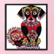 thumbnail image 1 of Cuadros Decorativos DIY impreso punto de cruz costura 14CT sello trabajo hecho a mano (D792 perro colorido) Ndcxsfigh Nuevos Originales, 1 of 1