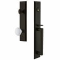 thumbnail image 4 of Grandeur Fifth Avenue D Grip Single Cylinder Handleset with Hyde Park Interior Knob, 4 of 5