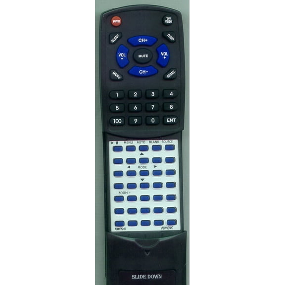 Replacement Remote for VIEWSONIC A-00008249, A00008249, RTA00008249, PJ513DB