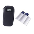 thumbnail image 1 of Estuche de viaje para enfriador de insulina, organizador refrigerado de insulina, 21 x 10 x 6 cm, impermeable con 2 barras de hielo, 1 of 9