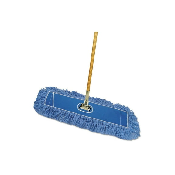 BWKHL245BSPC CodYinFI HL245BSPC Looped-End Dust Mop Kit 24 x 5 60-Inch Metal/Wood Handle Blue/Natural
