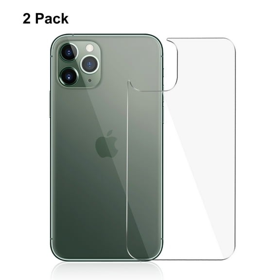 [2 Pack] iPhone 11 Pro Max Back Screen Protector,Anti Scratch/Bubble Compatible with iPhone 11 Pro Max(6.5 inch)