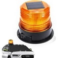 thumbnail image 1 of 12V Solar / USB LED Luz de advertencia Imán giratorio Luz intermitente para automóvil Auto Camión Inalámbrico súper brillante Vhermosa BST3067128, 1 of 5