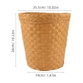 thumbnail image 2 of AURARMLET Basurero De Tejido Marrón Para Almacenamiento En Hogar Y Oficina, 2 of 6