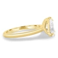 thumbnail image 3 of 4.00 Ct Pear and Princess Cut Lab-grown diamond Toi et Moi Engagement Ring, 14K Yellow Gold, 3 of 7