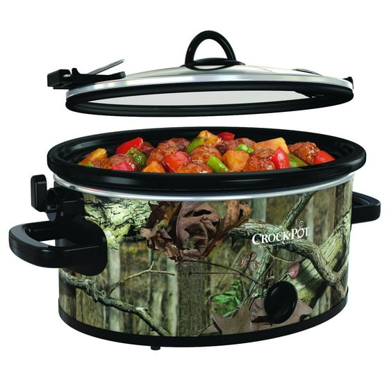 Crock Pot Original Slow Cooker Mossy Oak, 1.0 CT