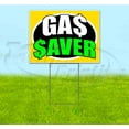 thumbnail image 1 of Gas Saver (18" x 24") Yard Sign, Includes Metal Step Stake, 1 of 6