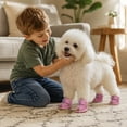 thumbnail image 4 of CSStudio 4Pcs Breathable Mesh Dog Sandals, Adjustable Soft Sole Puppy Shoes, Anti- Paw Protectors for Small Dogs for Hot Pavement Summer Walking, 4 of 6