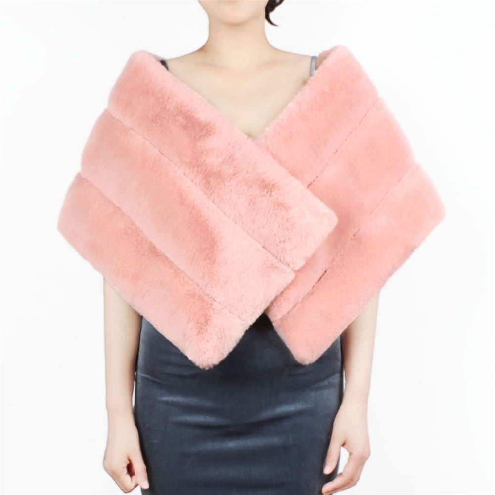 faux fur shawl walmart