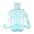 thumbnail image 2 of 750ml 25oz Large Capacity Motivational Water Bottle Portable Sports Water Kettle with Time Marker Shoulder Strap Green, 2 of 5
