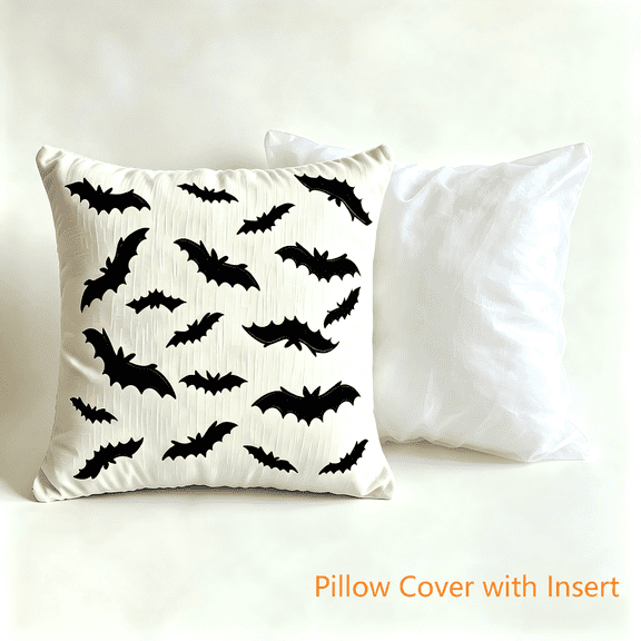 Halloween Ghost Throw Pillow, 18X18 Inch Halloween Throw Pillow with Pillow Core, Cute Pillow Soft Plush FauxDecorative, Throw Pillows Ghost Decorations Decor Indoor