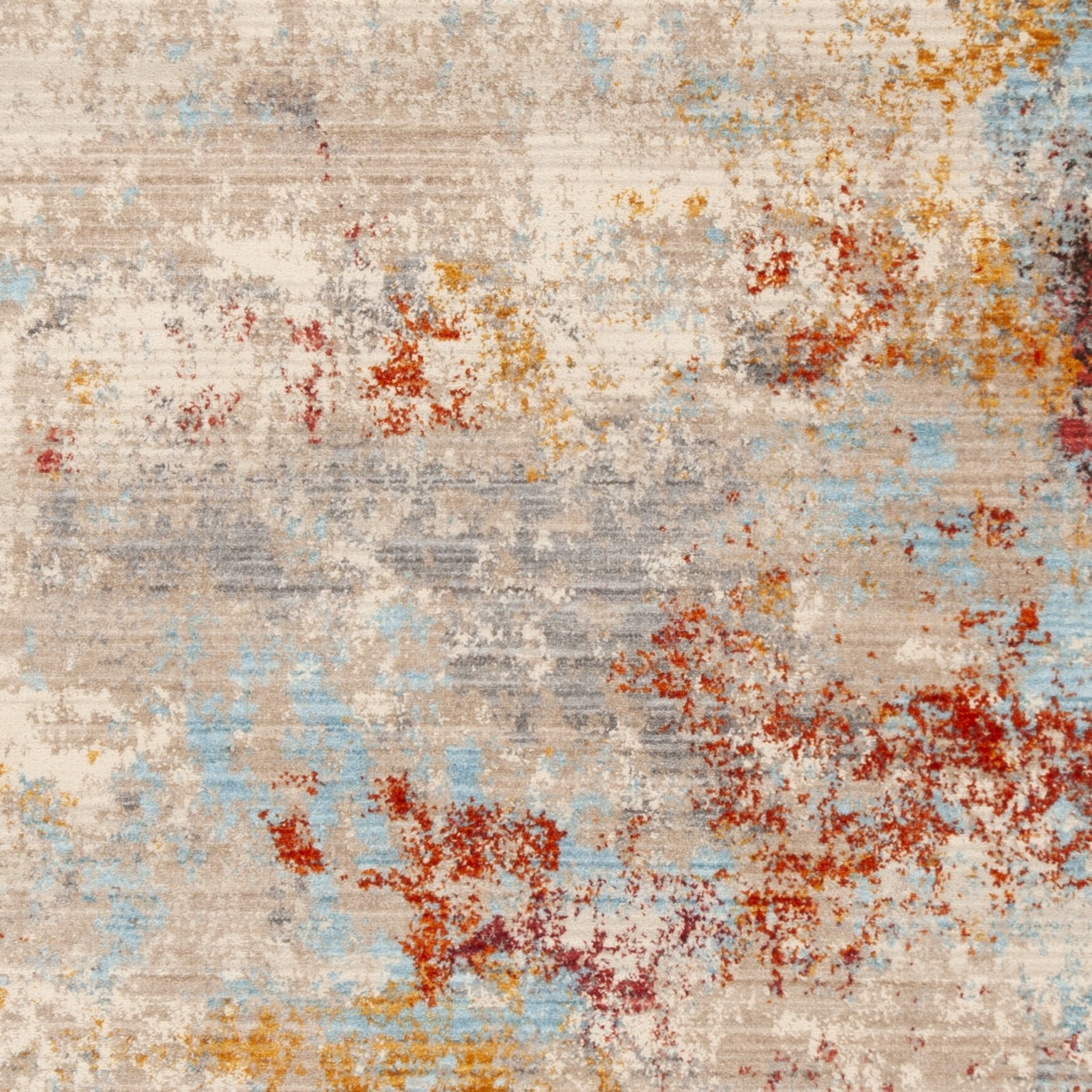 SAFAVIEH Vintage Persian Randa Abstract Polyester Area Rug, Grey/Multi, 5' x 7'6"