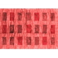 thumbnail image 1 of Ahgly Company Indoor Rectangle Abstract Red Contemporary Area Rugs, 2' x 5', 1 of 4