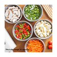 thumbnail image 5 of Stainless Steel Small Basin Kitchen Cooking Bowl Drain Basket Fruit Drain Basin Conical Drain Basket Set, 5 of 5