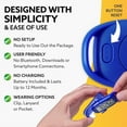 thumbnail image 7 of 3DFitBud Simple Step Counter Walking 3D Pedometer from 3DActive with Clip & Lanyard - A420S - Royal Blue, 7 of 7