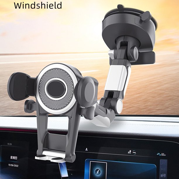 Soporte de teléfono para tablero de instrumentos con diseño de tarjeta de número, soporte de teléfono móvil para parabrisas de coche, soporte de teléfono automático xuanjing unisex