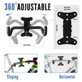 thumbnail image 2 of 1 Set Bicycle Expandable Wall Hanger - Horizontal Bicycle Indoor Storage Rack | Bicycle Wall Mount Rack Hooks - Bike Hook for Road, Mountain or Hybrid Bikes(Stretchable, 1Set), 2 of 6