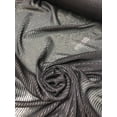 thumbnail image 4 of Lurex stripe silk chiffon 54” wide beautiful black  gold stripe silk chiffon., 4 of 8