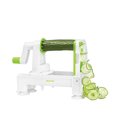 thumbnail image 1 of Starfrit Foldable Spiralizer, 3 Interchangeable Blades, Compact Design, Suction Base, Safe Storage Tray, Makes Veggie Noodles and Spiral Slices, Easy to Store, Ideal for Healthy Meals, 1 of 7