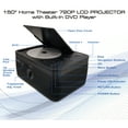 thumbnail image 4 of Naxa Electronics NVP-2500 150” Home Theater 720p LCD Projector w/DVD Player & Bluetooth, 4 of 5