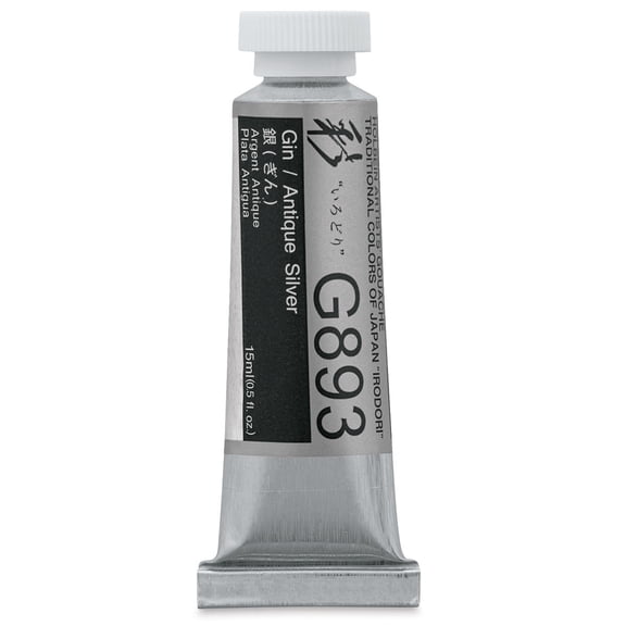 Holbein Irodori Artist Gouache - Antique Silver, 15 ml, Tube