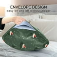thumbnail image 4 of Yayeee Pillowcase Queen Size Set of 2 Satin Wrinkle Resistant Pillow Case, Christmas Forest, 4 of 8
