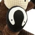 thumbnail image 6 of goDog Checkers Skinny Horse Squeaky Plush Dog Toy, Chew Guard Technology - Large, 6 of 6