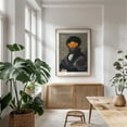 thumbnail image 5 of Renaissance Orange Splash - Photography Modern Art Surrealism Pop Art Abstract Graffiti Humor Oak Framed Wall Art Print 20 x 30 inches, 5 of 15