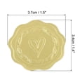 thumbnail image 2 of Unique Bargains Embossed Seal Stickers,  300Pcs Small Heart Wax Looking Embossed Envelope Self Adhesive Sticker, Gold Tone, 2 of 7