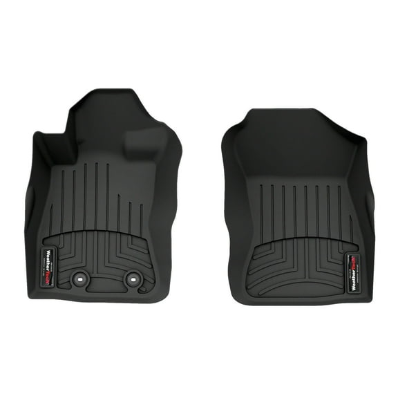 WeatherTech Custom Fit FloorLiners compatible with Subaru Impreza, Crosstrek - 1st Row (Driver & Passenger), Black