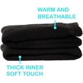 thumbnail image 4 of Mens Wool Fuzzy Heavy Thermal Thick Warm Winter Socks 5 Pairs, 4 of 6