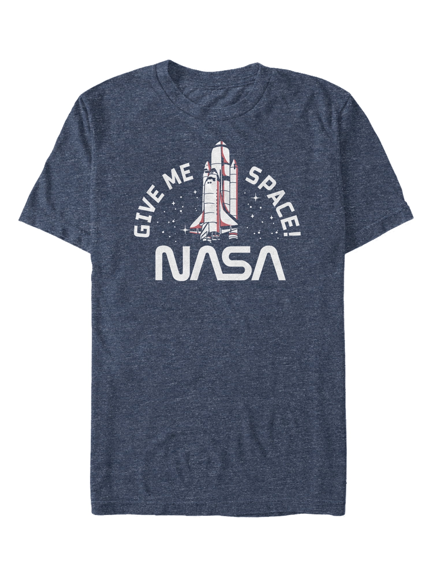 NASA Men's and Big Men's Graphic Cotton Tee with Short Sleeves, Sizes S-3XL